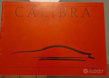 Depliant Brochure Opel Calibra presentazione 1989