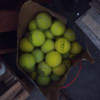 Palline tennis usate