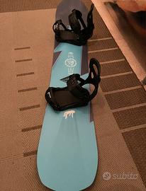 Snowboard Drake 156 con attacchi L