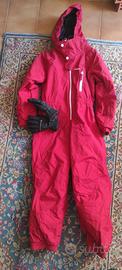 Tuta da sci + guanti 8 anni
