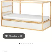 Letto+scrivania+ sedia+ copertura