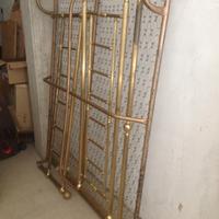 Letto matrimoniale in ottone