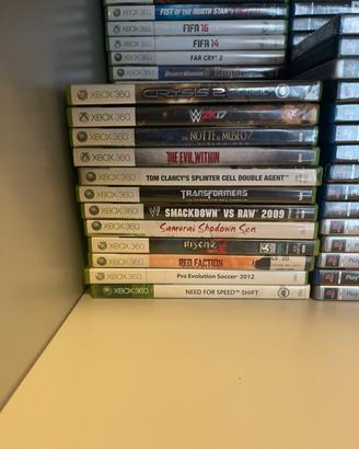 Videogiochi xbox 360, ps2, ps3, ps4