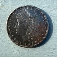 Morgan Dollar originale USA da 1 Dollaro argento