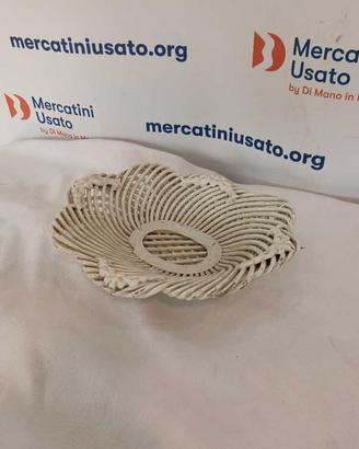 Cestino in ceramica manifattura Veneta