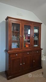PREZZO TRATTABILE Credenza Vetrina in legno