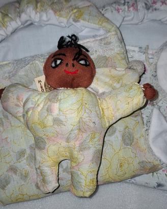 Bambolotto made in Kenya in tessuto 