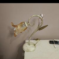 lampadario 4 luci e coppia abajour 