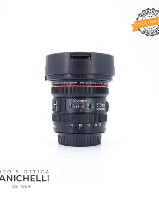 Canon EF 8-15 F/4 L USM FISHEYE Usato (G607)