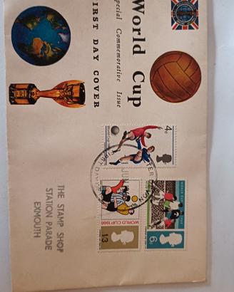 Busta commemorativa mondiali calcio 1966