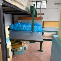 taglierina verticale poliuretano gommapiuma