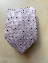 Cravatta Bronson, 100% seta. Rosa