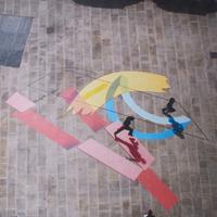 Rarissimo poster street art Momo. 100x68