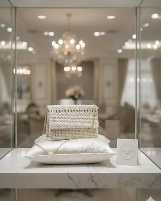 Borsa Artigianale Macramè Bianca -