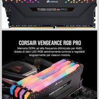 Corsair  kit 32 gb 3600hz alta prestazioni ddr4