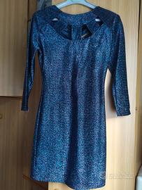 vestito laminato maniche 3/ 4 