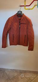 Giubbotto trapuntato biker REPLAY - burned orange