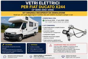 Kit vetri elettrici Ducato x243 x230