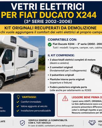 Kit vedi elettrici Ducato x243 x230