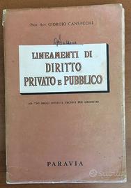 Libro: Lineamenti di diritto privato e pubblico