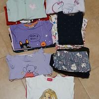 Lotto stock kit bambina 18-24 mesi tot 22 pezzi