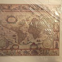 Poster decorativo "Mappamondo storico"