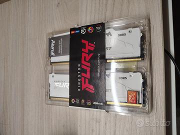 Ram 2x16 GB ddr5 fury white rgb