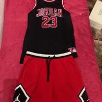 Set Completo Basket Jordan Rosso NBA