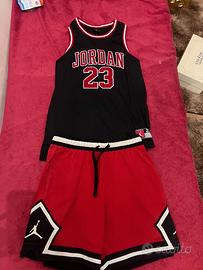 Set Completo Basket Jordan Rosso NBA