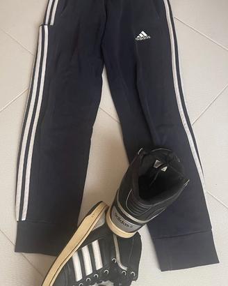 Adidas, tuta e scarpe