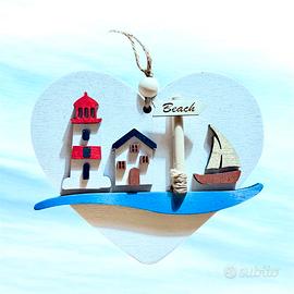 Cuore pesaggio marino