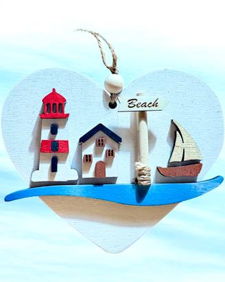 Cuore pesaggio marino