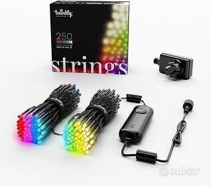 Twinkly Strings 250 LED RGB+Bianco, Striscia di Lu