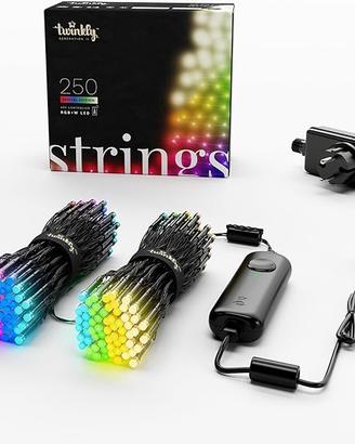 Twinkly Strings 250 LED RGB+Bianco, Striscia di Lu