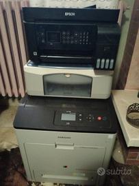 3 stampanti Samsung hp epson