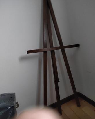 cavalletto da pittura trepiedi in legno Pregiato s