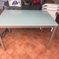 Tavolo in vetro temperato allungabile CALLIGARIS