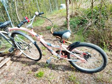 Rimorchio tandem per bambini 5-10 anni 18 pollici