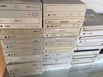 50 lettori-masterizzatori cd-dvd