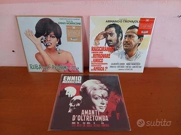 Lotto 3 Vinili LP Colonne Sonore Nuovi