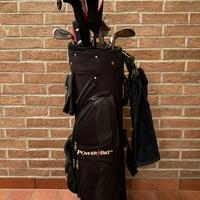 Set  completo mazze da golf con sacca e carrello