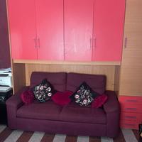 Armadio  con divano letto