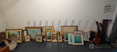 Quadri vintage anni 70 di autori locali