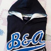 T-shirt vintage con cappuccio Baci & Abbracci