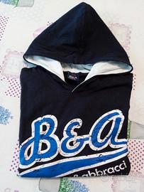 T-shirt vintage con cappuccio Baci & Abbracci