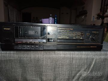 piastra registratore cassette teac v210c