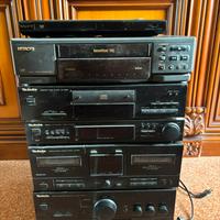 Impianto Hi-Fi Vintage Technics + Sony + Hitachi