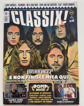 Rivista Classix! #69 Uriah Heep, Stix, Etc.