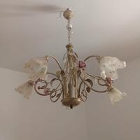 Lampadario con roselline