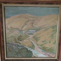 Quadro dipinto a mano su tela Altopiano di Asiago